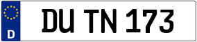 Truck License Plate